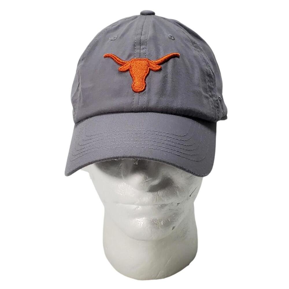 Texas Longhorns NCAA Top Of The World Strapback Hat Cap Gray/Orange